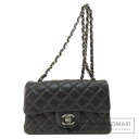 シャネル チェーンショルダー マトラッセ シルバー金具 ショルダーバッグ ラムスキン レディース 【中古】【CHANEL】