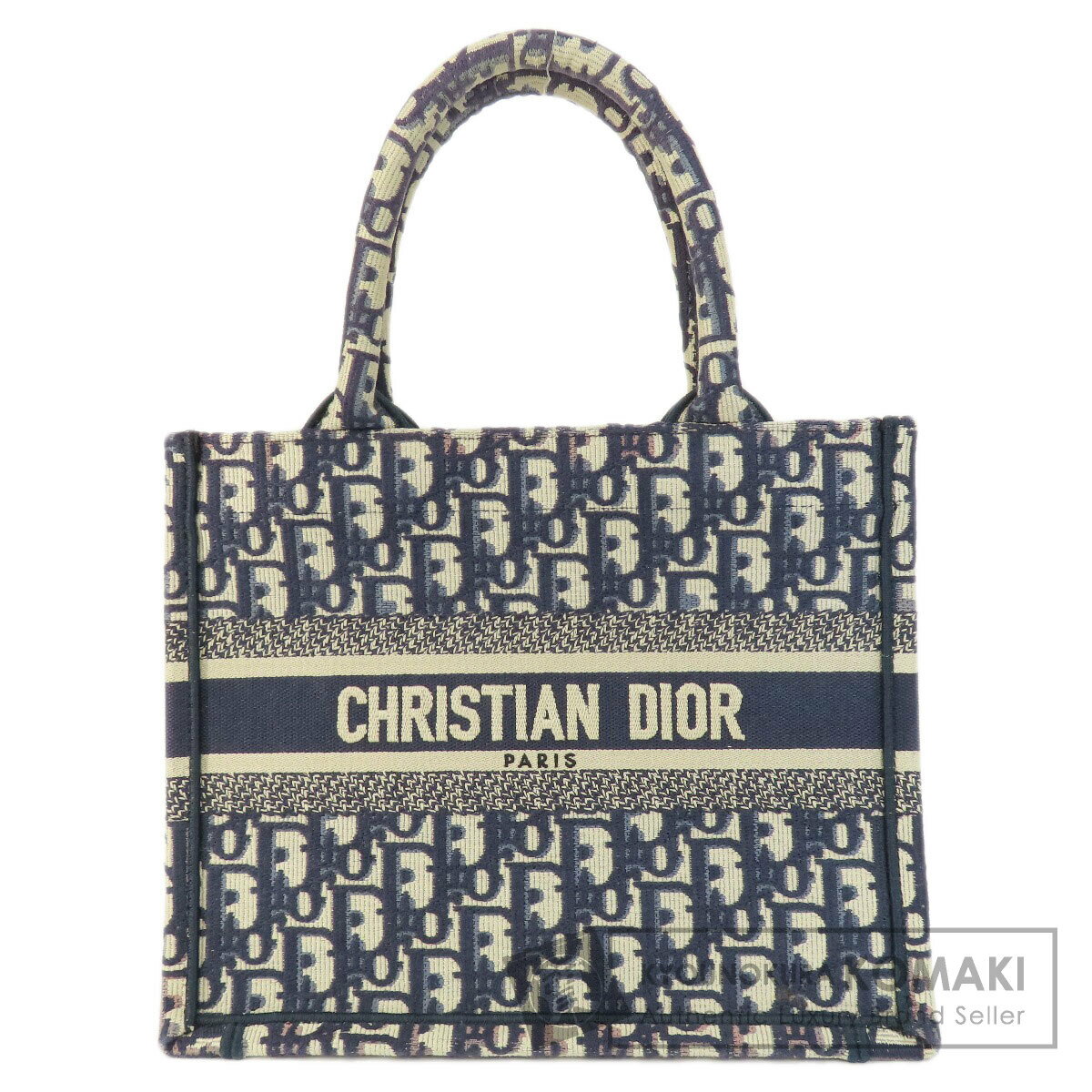 クリスチャンディオール ブックトート ハンドバッグ キャンバス レディース 【中古】【CHRISTIAN DIOR】