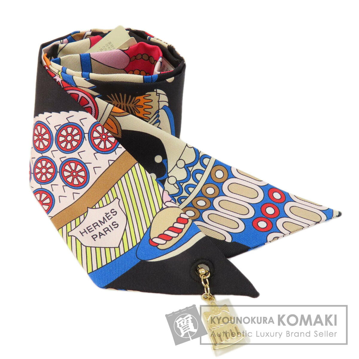 エルメス ツイリー チャーム 20周年限定 パティスリー フランセーズ スカーフ シルク レディース 【中古】【HERMES】のサムネイル