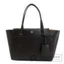 トリーバーチ ロゴ トートバッグ レザー レディース 【中古】【Tory Burch】