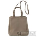 セリーヌ ロゴ 2WAY トートバッグ カーフ レディース 【中古】【CELINE】