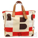 【PickupSALE クーポン対象商品 5/9〜5/12 10時迄!】バリー ロゴ トートバッグ キャンバス レディース 【中古】【BALLY】