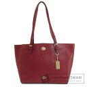 コーチ 36455 ロゴ トートバッグ レザー レディース 【中古】【COACH】