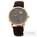 ランゲ&ゾーネ 116.033 ランゲ1 タイムゾーン 腕時計 K18ピンクゴールド/革 メンズ 【中古】【A.LANGE&SOHNE】