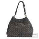 コーチ F57612 シグネチャー トートバッグ キャンバス レディース 【中古】【COACH】