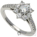 ハリーウィンストン サンフラワー ダイヤモンド リング・指輪 プラチナPT950 レディース 【中古】【HARRY WINSTON】