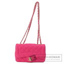 シャネル チェーンショルダー マトラッセ ゴールド金具 ショルダーバッグ ラムスキン レディース 【中古】【CHANEL】