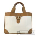 アニヤ・ハインドマーチ ロゴ トートバッグ キャンバス レディース 【中古】【Anya Hindmarch】