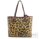 コーチ リバーシブル トートバッグ PVC レディース 【中古】【COACH】
