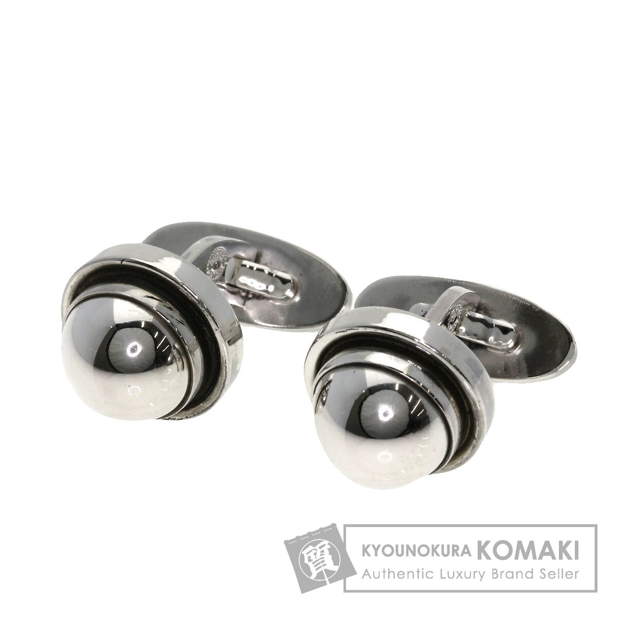 ジョージジェンセン 440 カフス シルバー メンズ 【中古】【Georg Jensen】