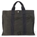 エルメス エールラインMM トートバッグ キャンバス レディース 【中古】【HERMES】