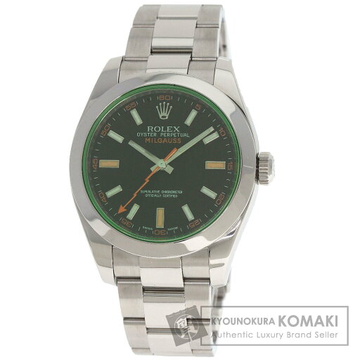 ロレックス 116400GV ミルガウス 腕時計 ステンレススチール/SS メンズ 【中古】【ROLEX】 ロレックス 116400GV ミルガウス 腕時計 ステンレススチール/SS メンズ 【中古】【ROLEX】