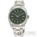 ロレックス 116400GV ミルガウス 腕時計 ステンレススチール/SS メンズ 【中古】【ROLEX】
