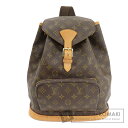 ルイヴィトン M51135 モンスリGM リュック・デイパック モノグラムキャンバス レディース 【中古】【LOUIS VUITTON】