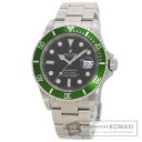 ロレックス 16610LV サブマリーナ デイト 腕時計 ステンレススチール/SS メンズ 【中古】【ROLEX】