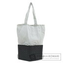 ボッテガヴェネタ エコバッグ イントレチャート トートバッグ レザー/ナイロン レディース 【中古】【BOTTEGA VENETA】(4)