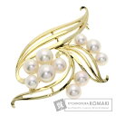 ミキモト アコヤパール 真珠 ブローチ K14イエローゴールド レディース 【中古】【MIKIMOTO】