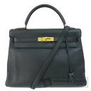 エルメス ケリー32 内縫い ゴールド金具 ハンドバッグ トリヨン レディース 【中古】【HERMES】