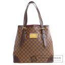 ルイヴィトン N51203 ハムステッドGM トートバッグ ダミエキャンバス レディース 【中古】【LOUIS VUITTON】