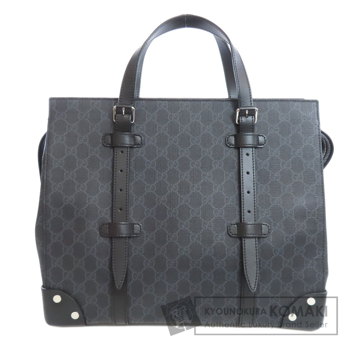 未使用級 GUCCI トートバッグ 手持ち GGスプリーム 総柄 スタッズ 未使用級 GUCCI トートバッグ 手持ち GGスプリーム 総柄 スタッズ