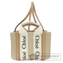クロエ ウッディミニ 2WAY ハンドバッグ キャンバス レディース 【中古】【CHLOE】(4)