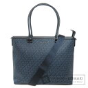 マイケルコース MKシグネチャー 2WAY トートバッグ PVC レディース 【中古】【Michael Kors】