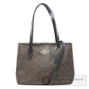 コーチ 2WAY トートバッグ PVC レディース 【中古】【COACH】