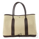 エルメス ガーデンパーティPM シルバー金具 トートバッグ トワルアッシュ レディース 【中古】【HERMES】