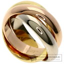 カルティエ トリニティ #48 リング・指輪 K18イエローゴールド/K18WG/K18PG レディース 【中古】【CARTIER】(4)