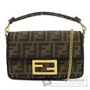 フェンディ ズッカ柄 2WAY ショルダーバッグ キャンバス レディース 【中古】【FENDI】