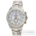 ロレックス 116689 ヨットマスター 2 腕時計 K18ホワイトゴールド/K18WG メンズ 【中古】【ROLEX】