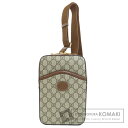 グッチ 696016 GGスプリーム ボディバッグ PVC レディース 【中古】【GUCCI】