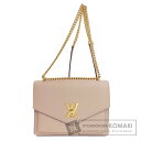 ルイヴィトン M56137 マイロックミー・チェーン ショルダーバッグ グレインカーフレザー レディース 【中古】【LOUIS VUITTON】