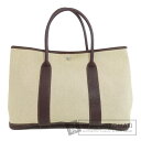 エルメス ガーデンパーティPM シルバー金具 トートバッグ トワルアッシュ レディース 【中古】【HERMES】