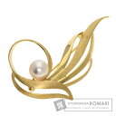 【SummerSALE対象商品 7/11〜7/15 10時迄!】タサキ パール 真珠 ブローチ K18イエローゴールド レディース 【中古】【TASAKI】