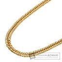 喜平 キヘイ 6面 ダブル ネックレス K18イエローゴールド 24.6g ユニセックス 【中古】