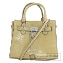 マイケルコース 型押し 2WAY ハンドバッグ レザー レディース 【中古】【Michael Kors】