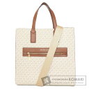 マイケルコース MKシグネチャー 2WAY トートバッグ PVC レディース 【中古】【Michael Kors】