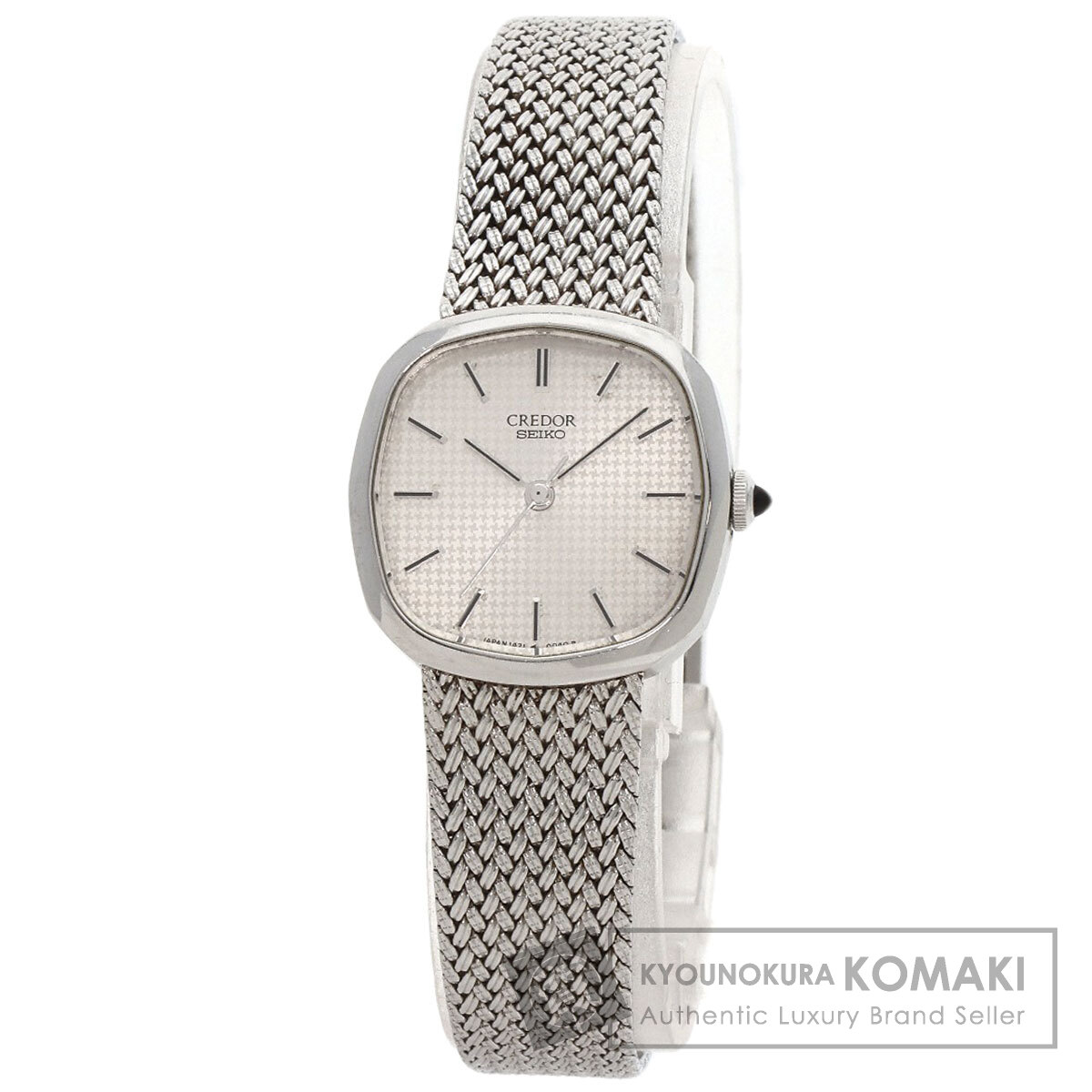 セイコー 1421-5020 クレドール スクエアフェイス 腕時計 ステンレススチール/SS レディース 【中古】【SEIKO】のサムネイル