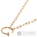 カルティエ ジュスト アンクル ダイヤモンド ネックレス K18ピンクゴールド レディース 【中古】【CARTIER】