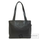 シャネル ココマーク トートバッグ カーフ レディース 【中古】【CHANEL】
