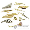 ブローチ 10個セット ブローチ 金属製 17.5g レディース 【中古】