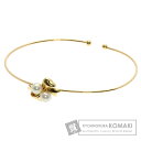ミキモト パール 真珠 リボンモチーフ バングル ブレスレット K18イエローゴールド レディース 【中古】【MIKIMOTO】(4)