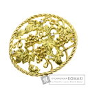 ミキモト ダイヤモンド ブローチ K18イエローゴールド レディース 【中古】【MIKIMOTO】