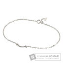 ティファニー Tスマイル ミニ ダイヤモンド ブレスレット K18ホワイトゴールド レディース 【中古】【TIFFANY&Co.】