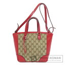 グッチ 449241 アウトレット GG 2WAY ハンドバッグ キャンバス レディース 【中古】【GUCCI】