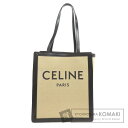 セリーヌ ロゴ トートバッグ キャンバス レディース 【中古】【CELINE】