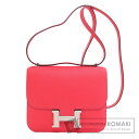 エルメス コンスタンス18 シルバー金具 ショルダーバッグ シェーブル レディース 【中古】【HERMES】