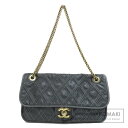 シャネル チェーンショルダー ココマーク ゴールド金具 ショルダーバッグ カーフ レディース 【中古】【CHANEL】