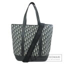 クリスチャンディオール オブリーク 2WAY トートバッグ キャンバス/カーフ レディース 【中古】【CHRISTIAN DIOR】